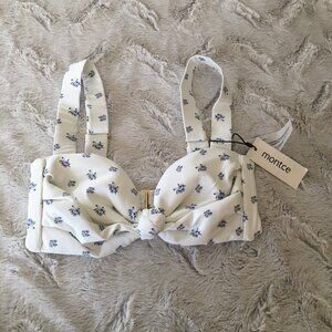 NWT Montce Heidi Floral Hayden Bikini Top Medium